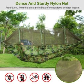 Camping Hammock, Portable Double Hammock With Net (Option: Camouflage) Camping Hammock, Portable Double Hammock With Net (Option: Camouflage)